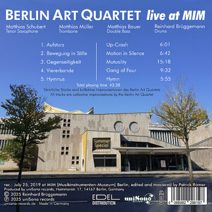 BERLIN ART QUARTET - live at MIM – Bild 2